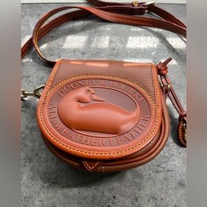 Dooney & Bourke Brown Leather Shoulder Bag